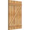 Ekena Millwork Joined Board-n-Batten Shutters w/Z-Bar, Rough Sawn Western Red Cedar, 26 7/8W x 40H, PR RBJ06Z26X040RWR - alternate 4